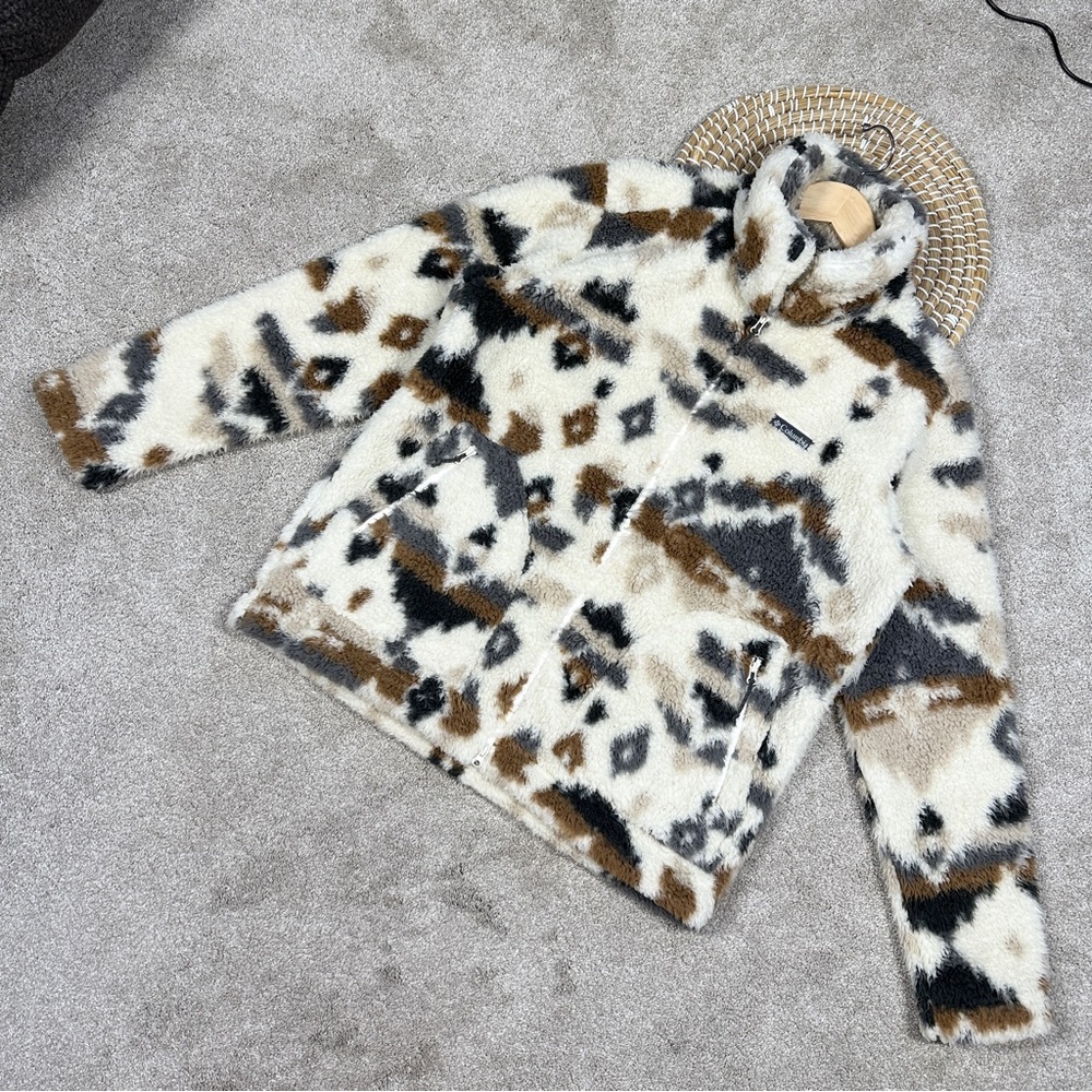 SOLD | Columbia Women’s Winter Pass Sherpa Full Zip Jacket in Rocky Mountain L - Picture 2 of 16